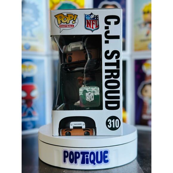 NFL Texans C.J. Stroud Funko Pop! Vinyl Figure #310 - Picture 2 of 6